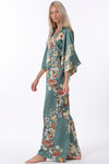 Sophia Kimono Sleeve Floral Jumpsuit