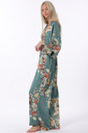 Sophia Kimono Sleeve Floral Jumpsuit
