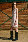 Magnolia Western Print Shift Mini Dress