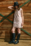 Magnolia Western Print Shift Mini Dress