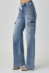 Ilany Mid Rise Cargo Jeans