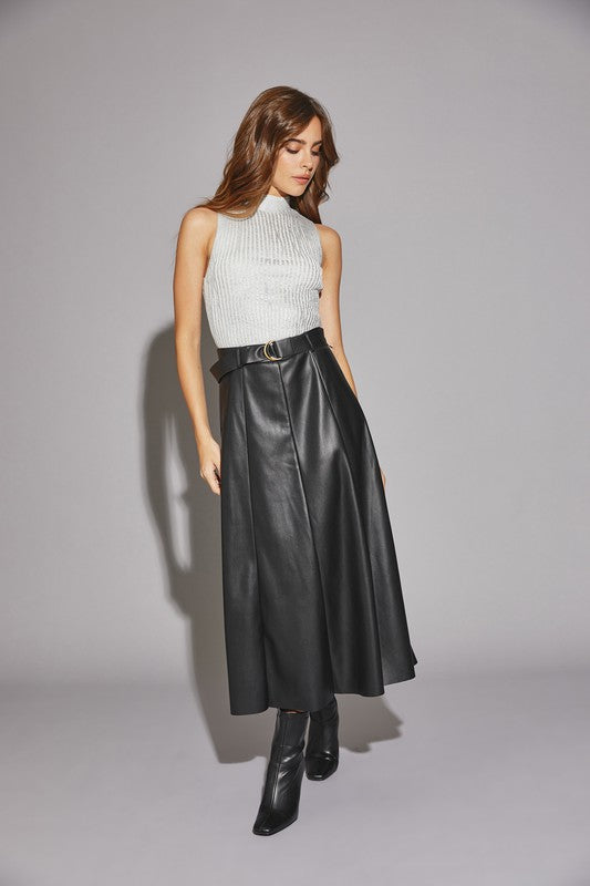 Buy FOREVER 21 Brown Faux Leather Pencil Skirt - Skirts for Women 1622293 |  Myntra