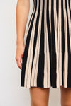 Elizabeth Knit Stripe A-Line Mini Dress