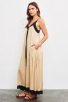 Mireya Color Block Maxi Dress