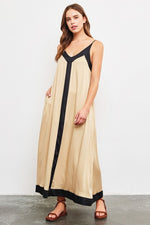 Mireya Color Block Maxi Dress