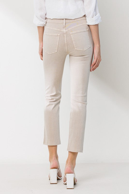 Collins High Rise Slim Straight Jeans