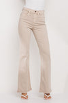 Xenisa High Rise Boot-cut Jeans - Grey/Violeta