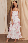 Yalin Floral Flowy Tiered Maxi Dress