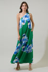 Lyn Floral One Shoulder Maxi Dress