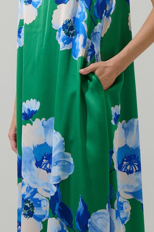 Lyn Floral One Shoulder Maxi Dress