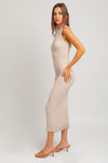 Carlina Knit Maxi Dress - Cream