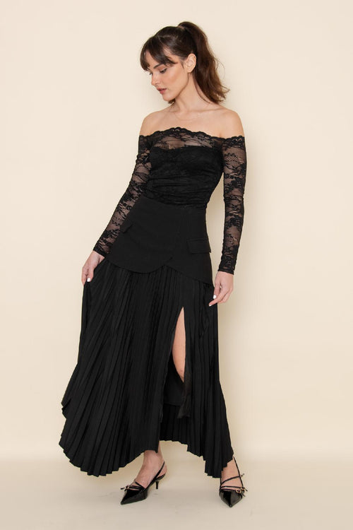 Paityn Off The Shoulder Lace Bodysuit