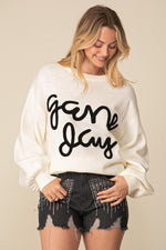 "Game Day" Long Sleeve Crew Neck Sweater