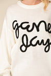 "Game Day" Long Sleeve Crew Neck Sweater