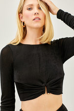 Jessica Top and Pants Set - Black
