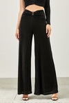 Jessica Top and Pants Set - Black