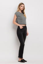 Vivi High Rise Mini Flare Jeans