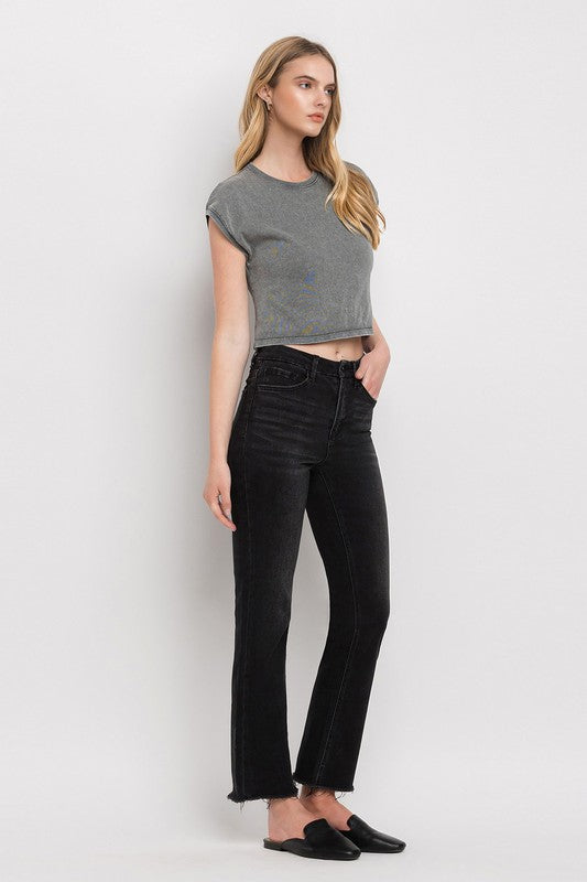 Vivi High Rise Mini Flare Jeans