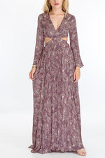 Belinda Maxi Dress with Waist Cutout