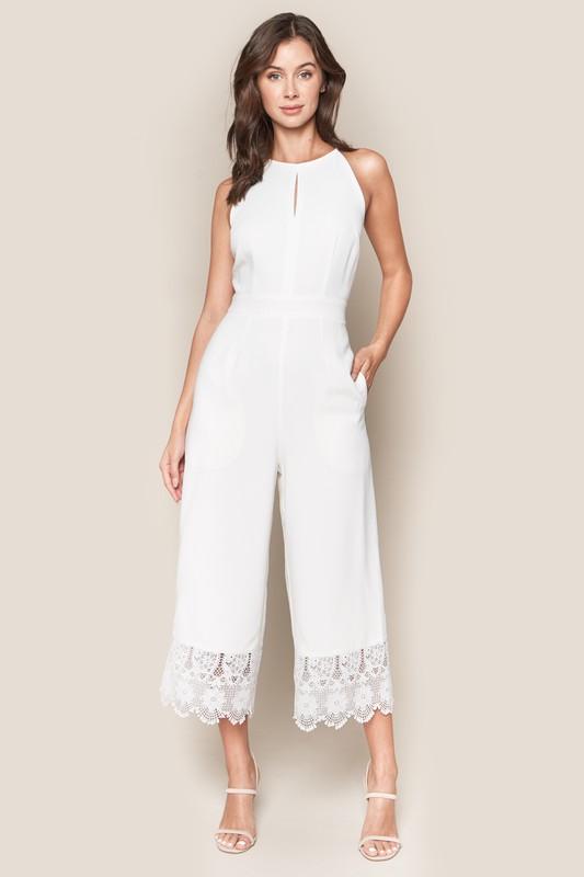 Wynn Lace Trim Jumpsuit