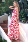 Suzette Floral Halter Dress