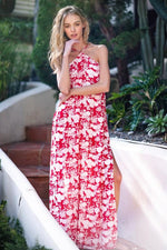 Suzette Floral Halter Dress