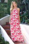 Suzette Floral Halter Dress