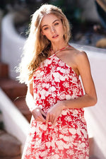 Suzette Floral Halter Dress