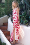 Suzette Floral Halter Dress
