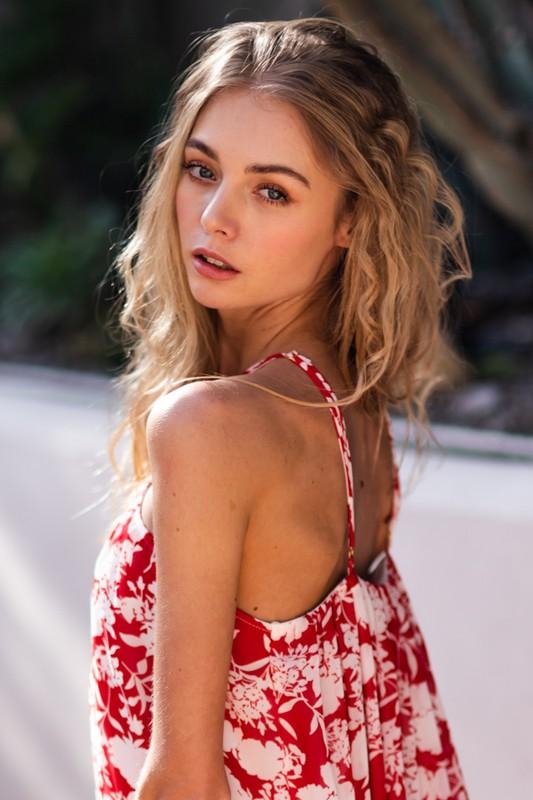 Suzette Floral Halter Dress