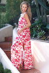 Suzette Floral Halter Dress