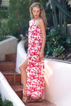 Suzette Floral Halter Dress