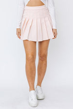 Evelyn Pleated Tennis Mini Skirt