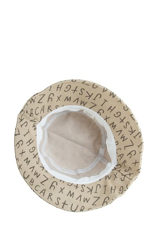Presley Alphabet Print Bucket Hat