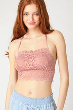 Brea Lace Bralette - Mauve