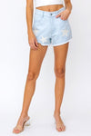 Bree Denim Star Patch Shorts