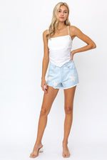 Bree Denim Star Patch Shorts