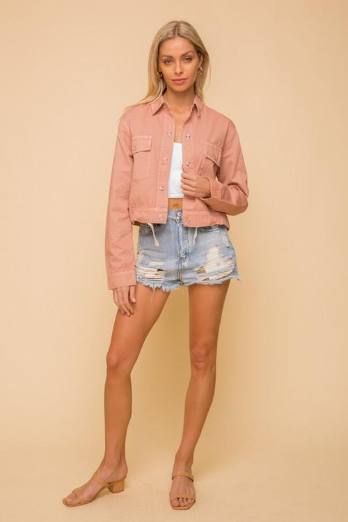Adie Light Weight Jacket - Mauve