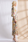 Lea Twist Cut Out Kimono Maxi Dress