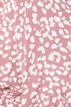 Chantel Leopard Print cut Out Jumpsuit - Mauve