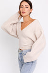 Eileene Back Tie Sweater