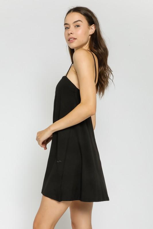 Hena Sweetheart Spaghetti Straps Cami Dress