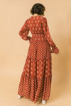 Tati Long Sleeve Empire Maxi Dress