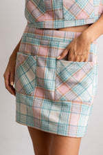 Tana Plaid Mini Skirt