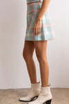 Tana Plaid Mini Skirt