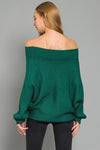 Janette Off Shoulder Knit Sweater