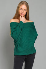 Janette Off Shoulder Knit Sweater