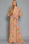 Annika Floral Long Sleeve Maxi Dress
