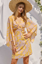 Suzanne Floral Cut Out Mini Dress