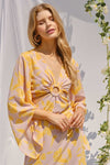Suzanne Floral Cut Out Mini Dress